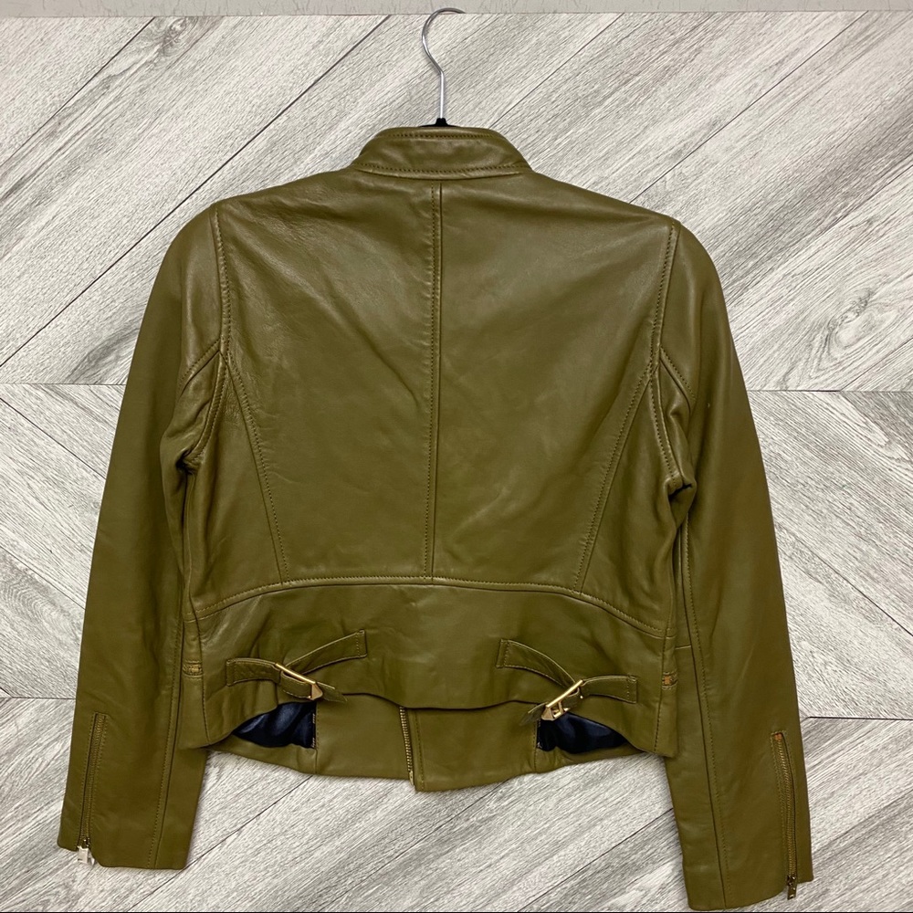 J. Crew Collection | Motorcycle Leather Jacket 4 - Picture 6 of 8